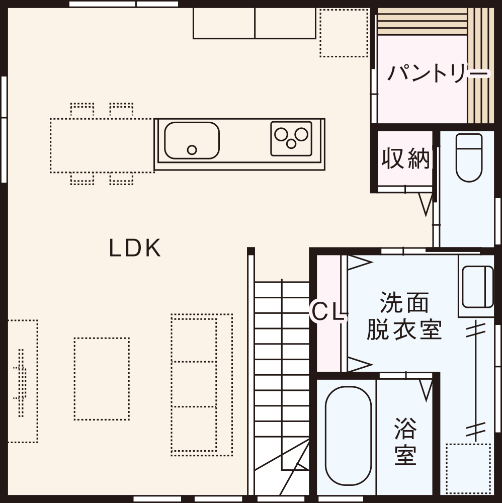 南入りプラン / 2nd.Floor plan