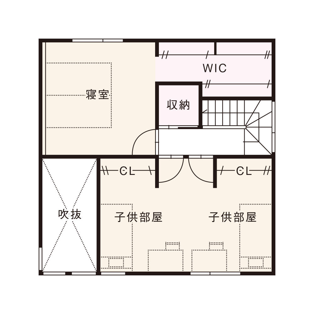 北入りプラン / 2nd.Floor plan