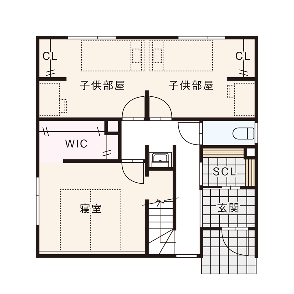 南入りプラン / 1st.Floor plan