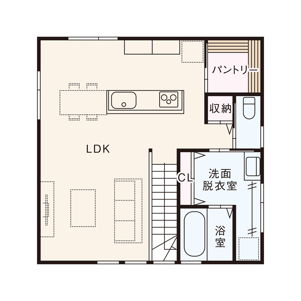 南入りプラン / 2nd.Floor plan