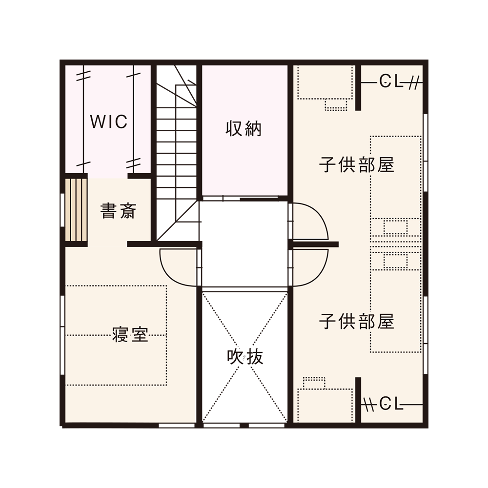 南入りプラン / 2nd.Floor plan