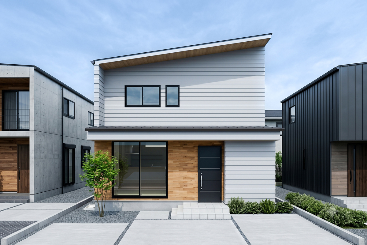 新潟市西区｜軒を活かしたパッシブデザインで、夏は涼しく冬は暖かいコンパクトハウス｜完成見学会【予約制】